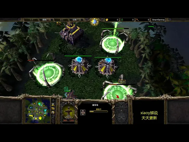 22十级绿龙 魔兽争霸xiaoy解说skutt thorzain dv tgw